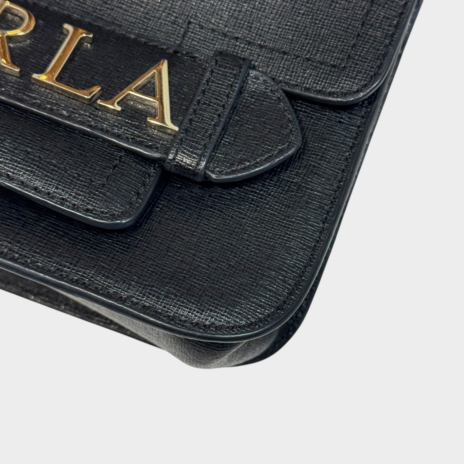 美品！FURLA フルラ キャロル レザー 2way ショルダーバッグ チェーン 