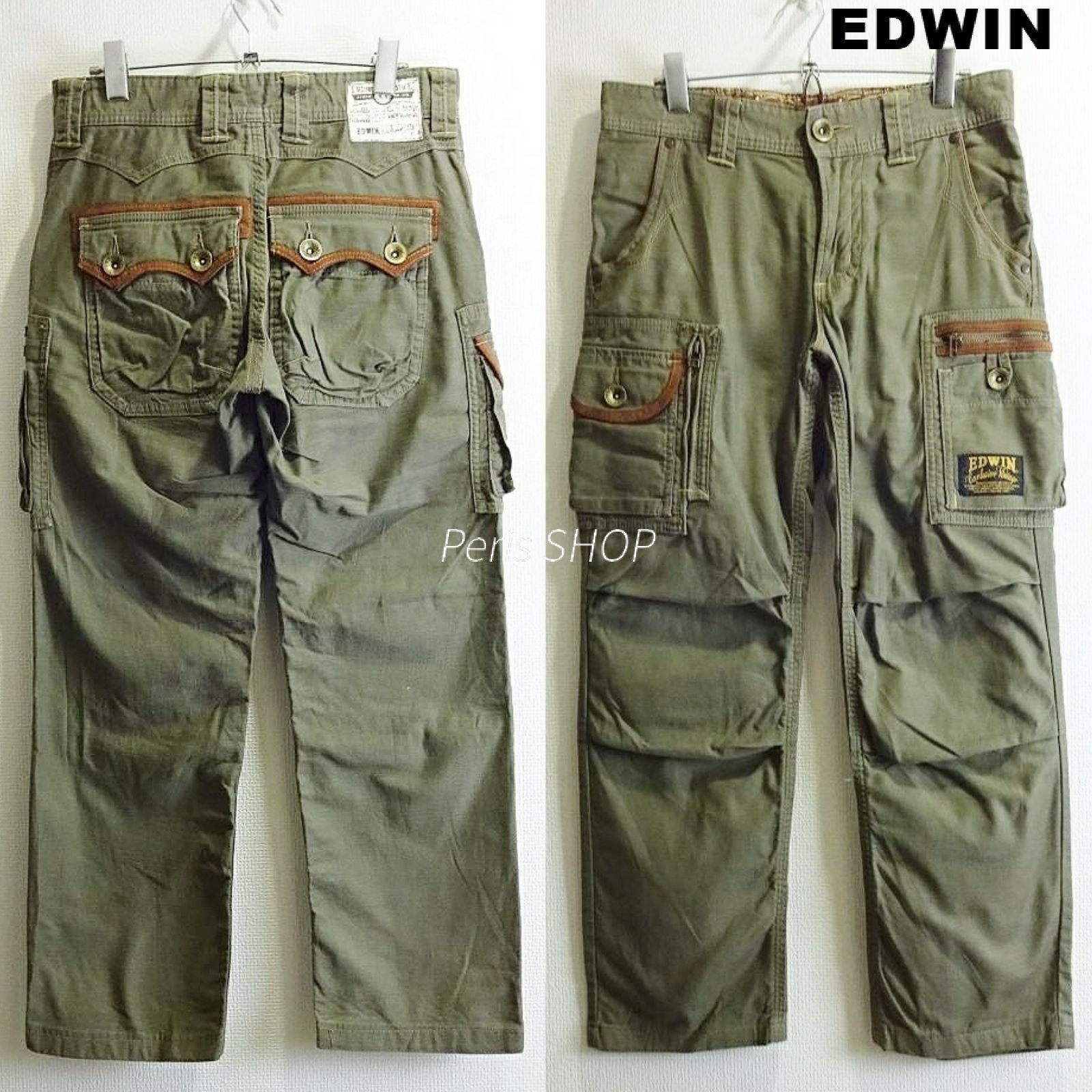 STONE  カーゴパンツ W30 カーキ　美品 STONE ISLAND カーゴパンツ W32 L34 オリーブ