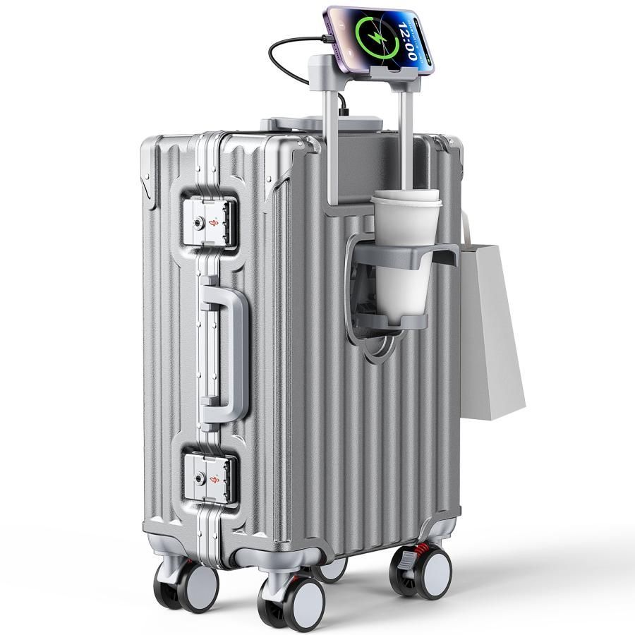 送料無料】アルミフレーム スーツケース 機内持込み 軽量 大型 耐衝撃