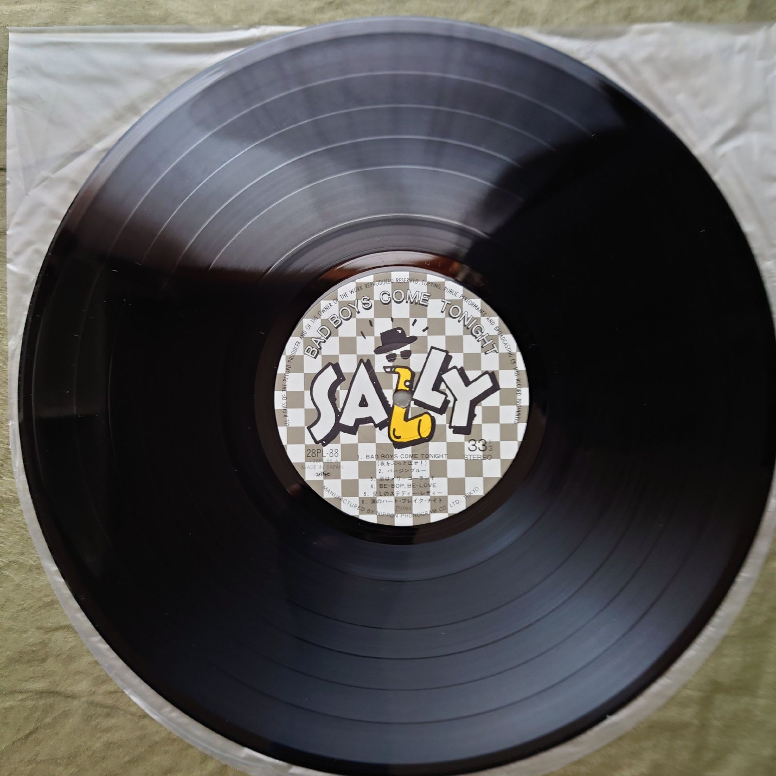 美盤 1984年 サリィ Sally LPレコード ファースト Bad Boys Come