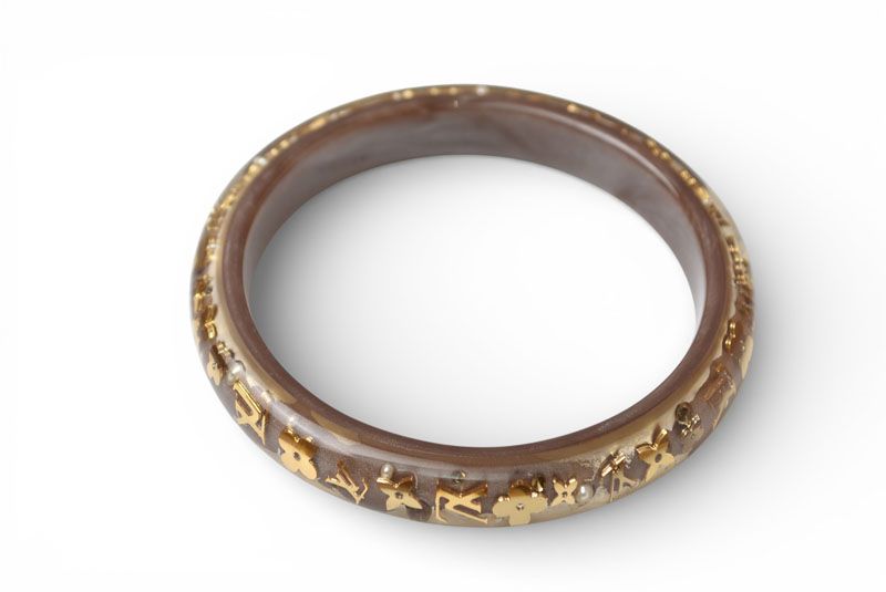 ルイヴィトン アンクルージョン ブラスレ ブラウン バングル 色ハゲ