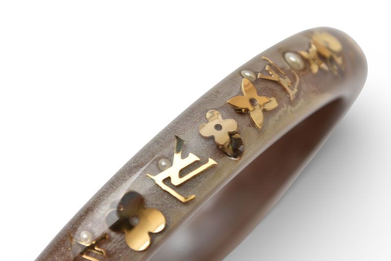ルイヴィトン　アンクルージョン　ブラスレ　　 ブラウン　バングル 楽天市場】【ジュエリー】LOUIS VUITTON ルイ ヴィトン ブラスレ