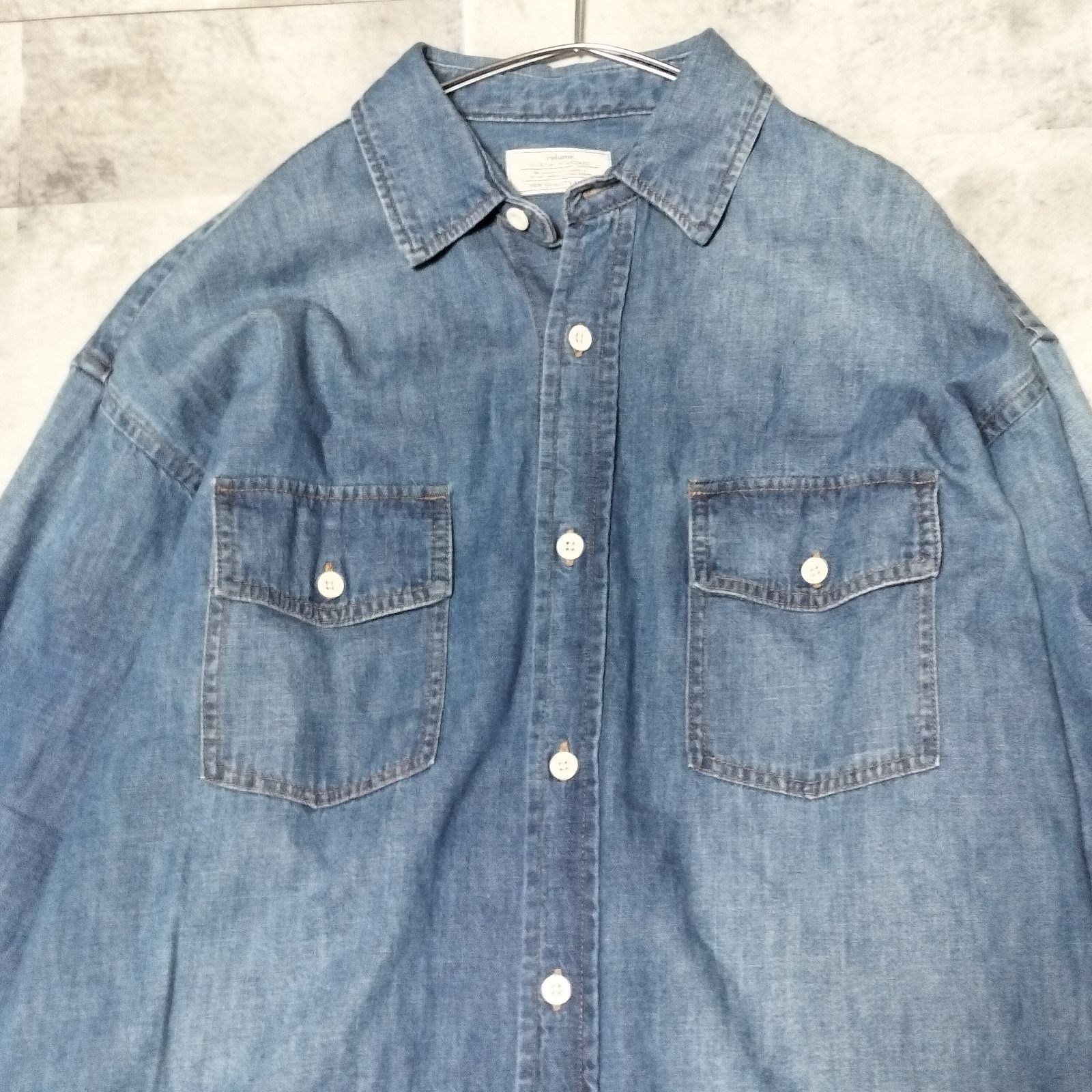 2021年 JOURNAL STANDARD relume デニム ダンガリー シャツワンピース 