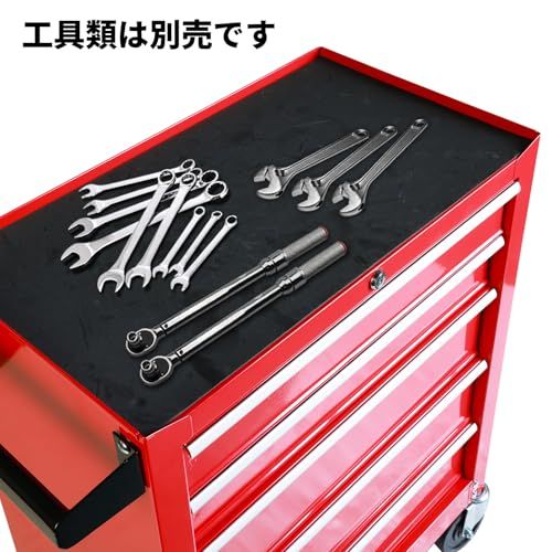  迅速に発送 BIG RED ツールキャビネット ツールワゴン 鍵付き ツールチェスト 大型 工具箱 キャビネット ボックス 5段タイプ 多目的工具箱 収納多数 TJ 1305 B レッド|キャスター付き 95 f 0 a 2 お弁当カップ その他 キッチン 食器