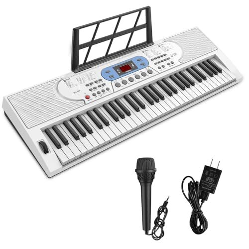 電子ピアノ 61鍵盤 キーボード ピアノ 70デモ曲 200音色 200リズム内蔵