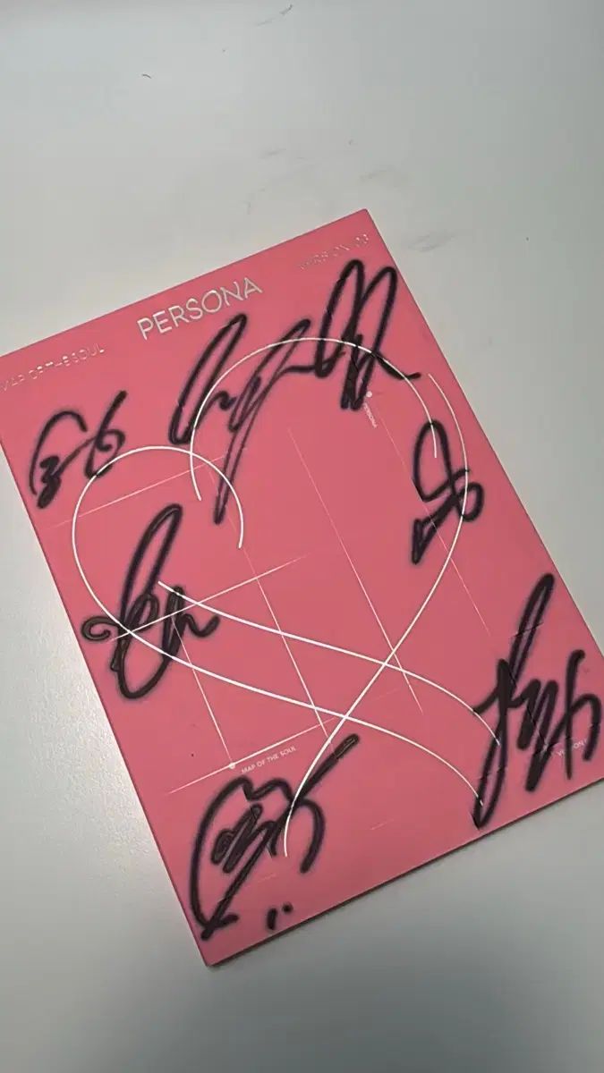 BTS MAP OF THE SOUL PERSONA サイン入り げ