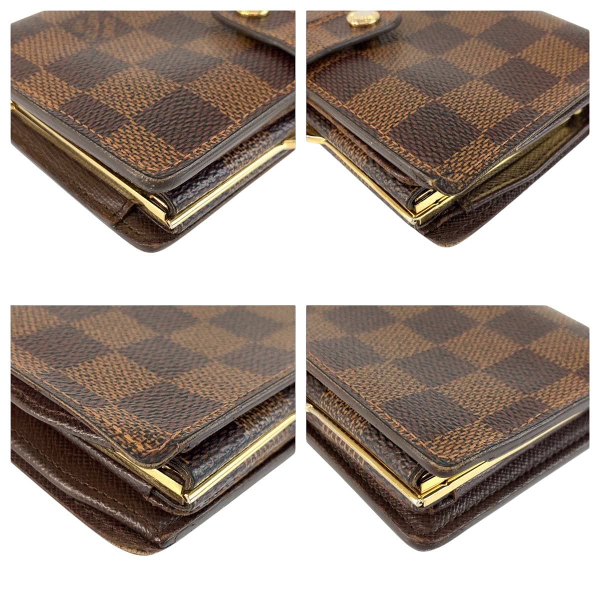 LOUIS VUITTON ルイヴィトン ダミエ ポルトモネ ヴィエノワ ブラウン