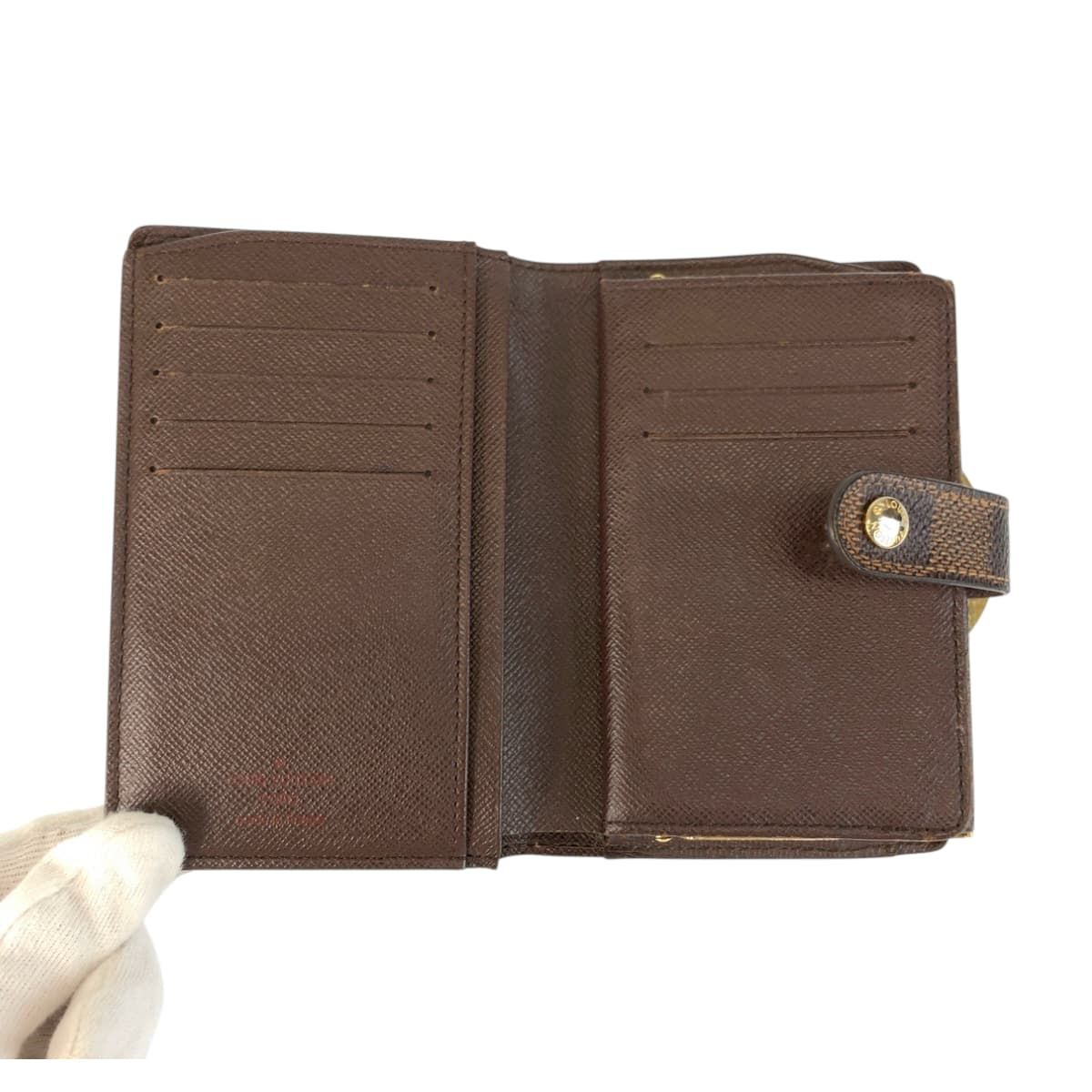 LOUIS VUITTON ルイヴィトン ダミエ ポルトモネ ヴィエノワ ブラウン
