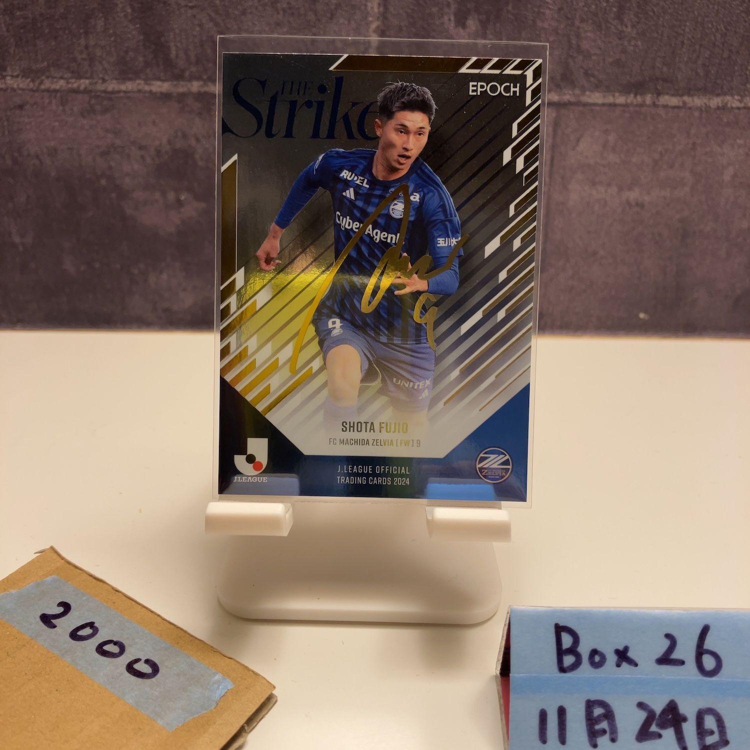 2024 EPOCH 藤尾翔太 28/30 金箔サイン 町田ゼルビア Jリーグ The