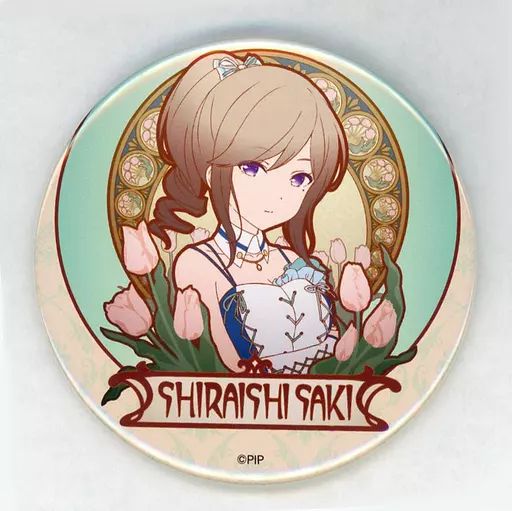 中古】バッジ・ピンズ 白石沙季 缶バッジ 「DMMスクラッチ! IDOLY