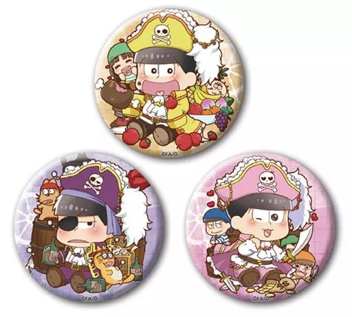 中古】バッジ・ピンズ(キャラクター) B.一松＆十四松＆トド松 ぷりっ