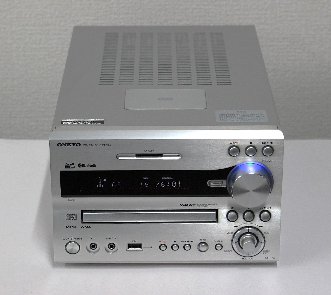 ONKYO Bluetooth搭載 CD/SD/USBレシーバーNFR-7X - メルカリ