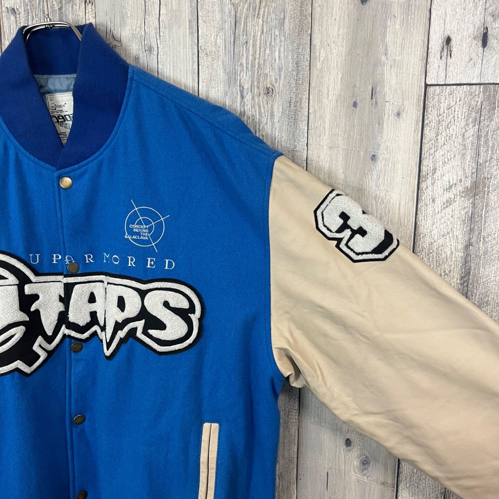 W)taps - WTAPS × Golden WTAPS wtaps ダブルタップス 初期 袖レザー 