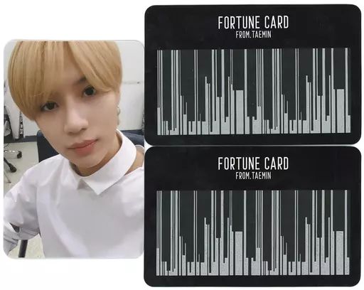 テミン MORPH スクラッチ トレカ セット 中古】キャラカード テミン(白服) フォーチュンスクラッチセット