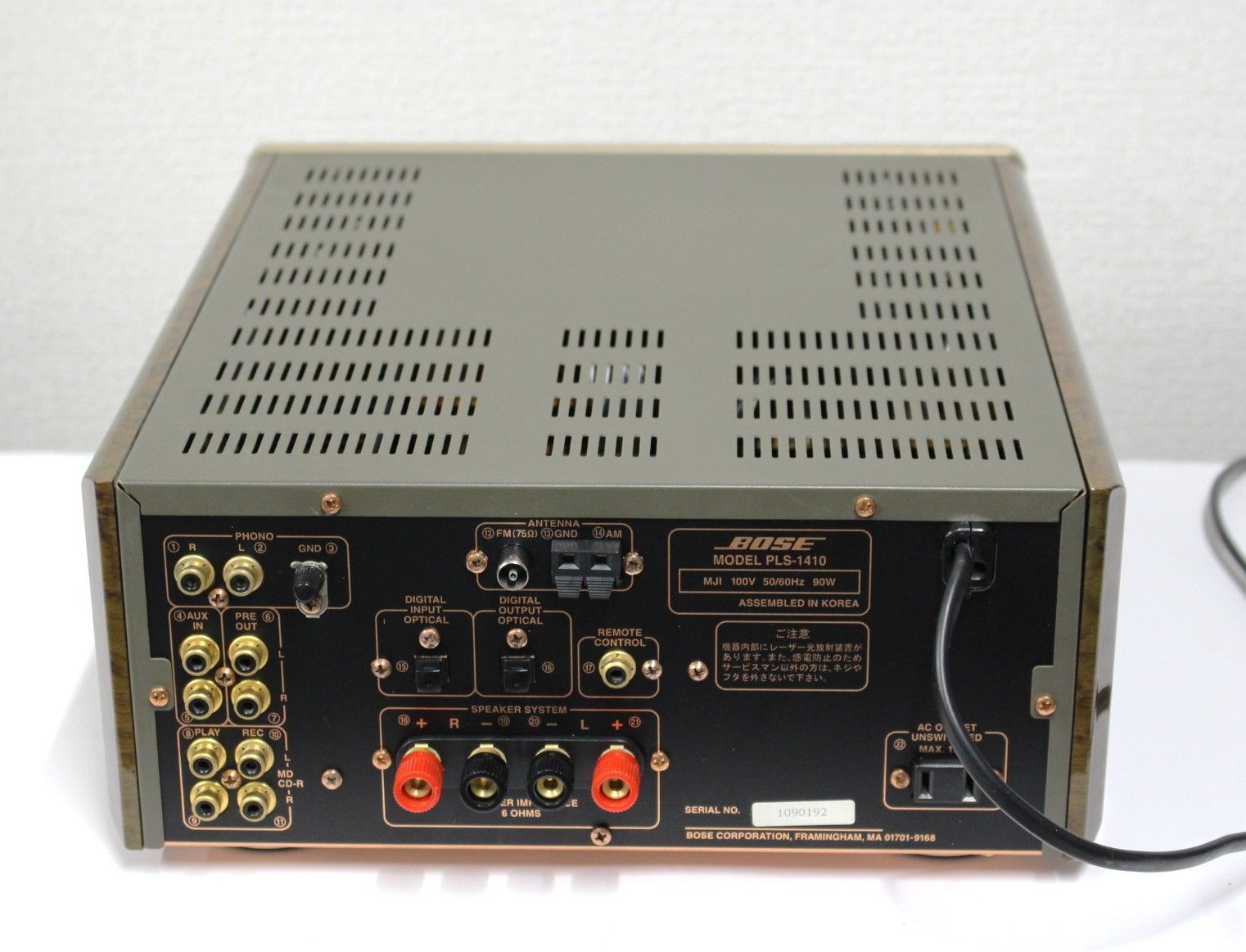 BOSE CDレシーバーPLS-1410 - メルカリ