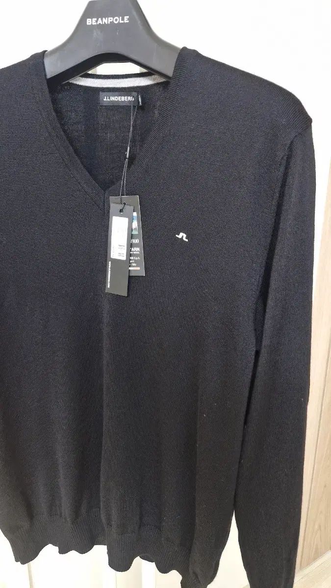 新品 J.LINDEBERG(J.リンドバーグ) (メンズXL/105) ウール100 ブラック