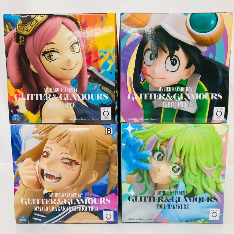 未開封 ヒロアカ GLITTER ＆ GLAMOURS フィギュア 4体 まとめ セット