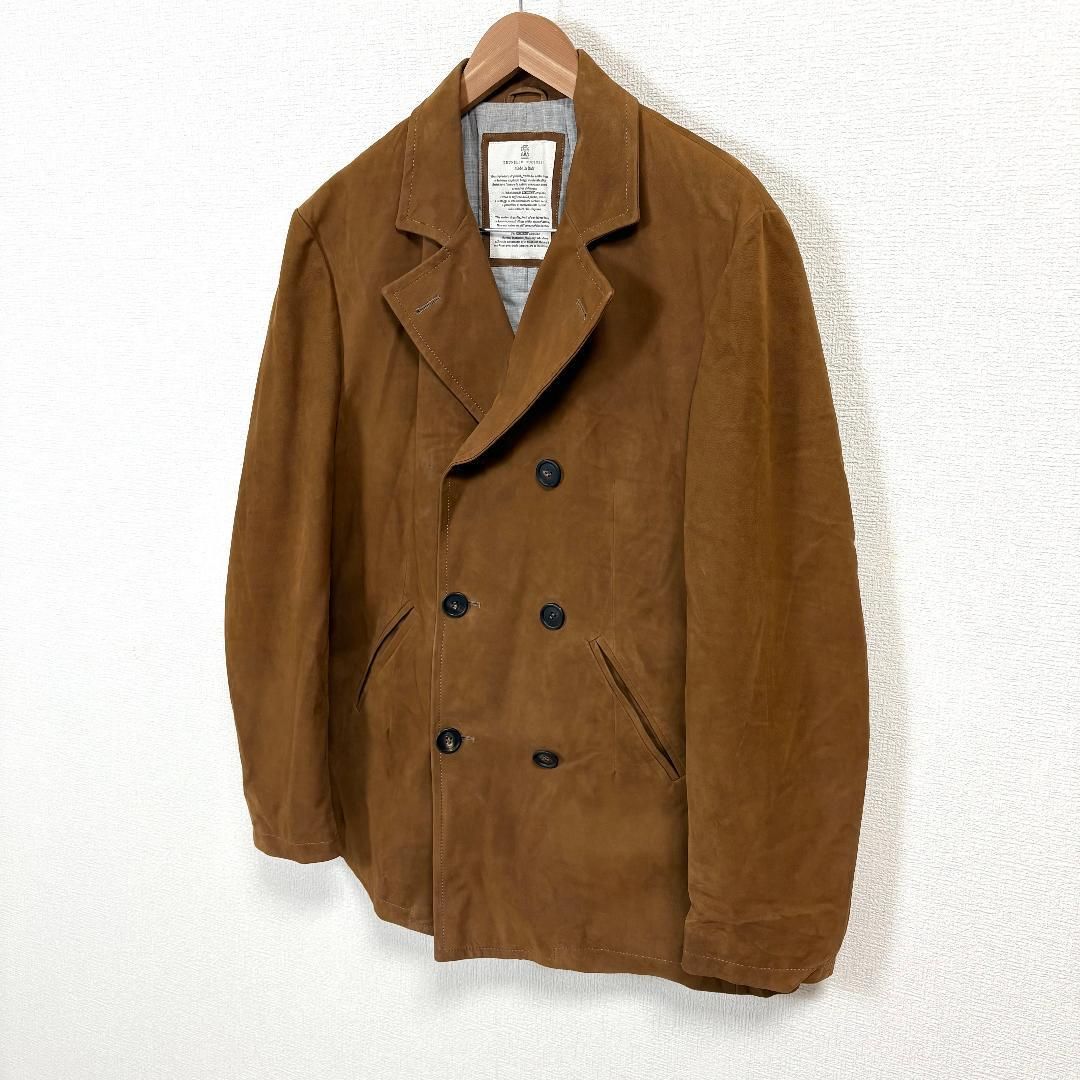 美品】 ブルネロ クチネリ 最高級ヌバック ダブルレザージャケット M