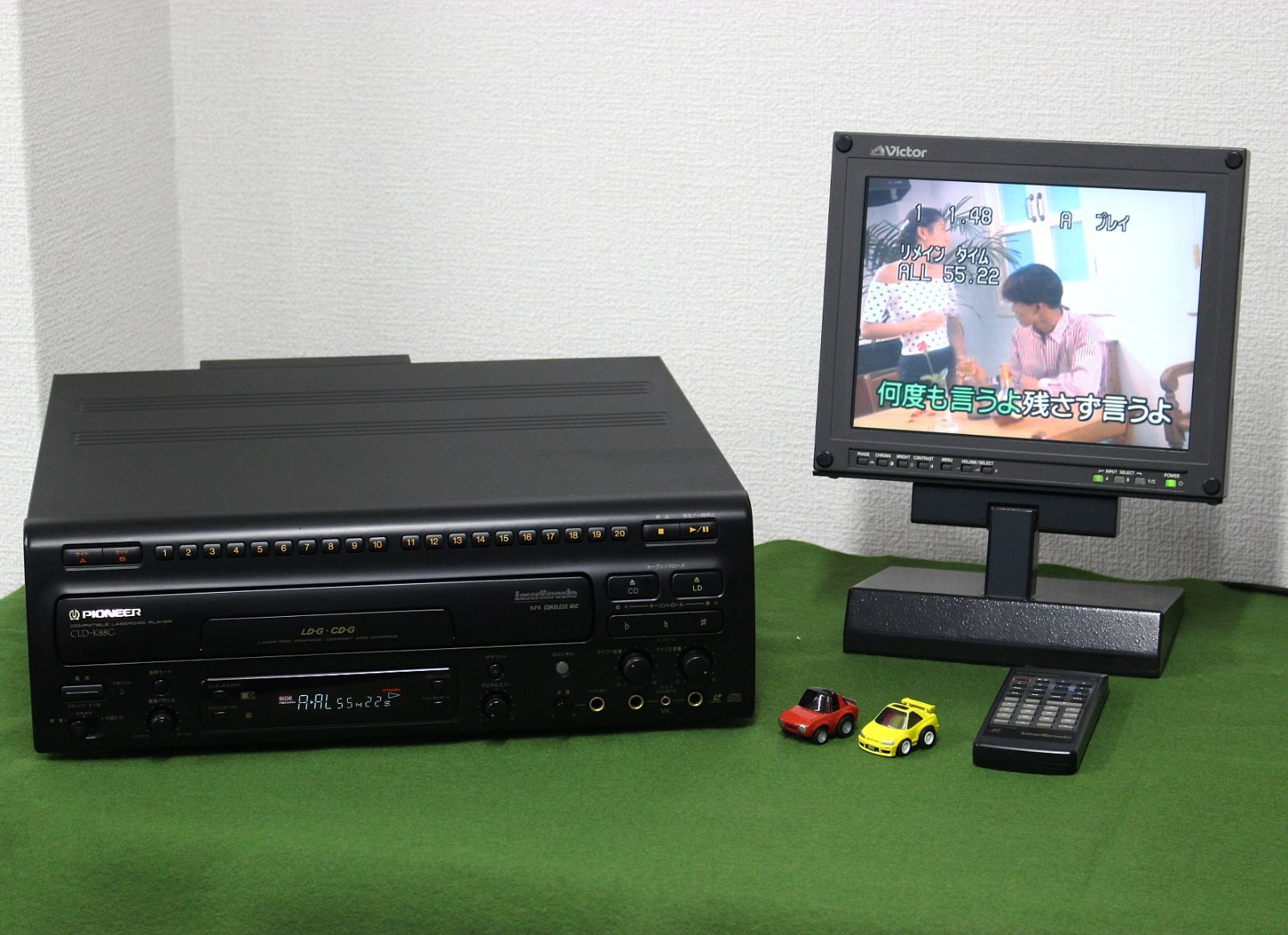 PIONNER カラオケCD/LDコンパチブルレーザーディスクプレーヤーCLD