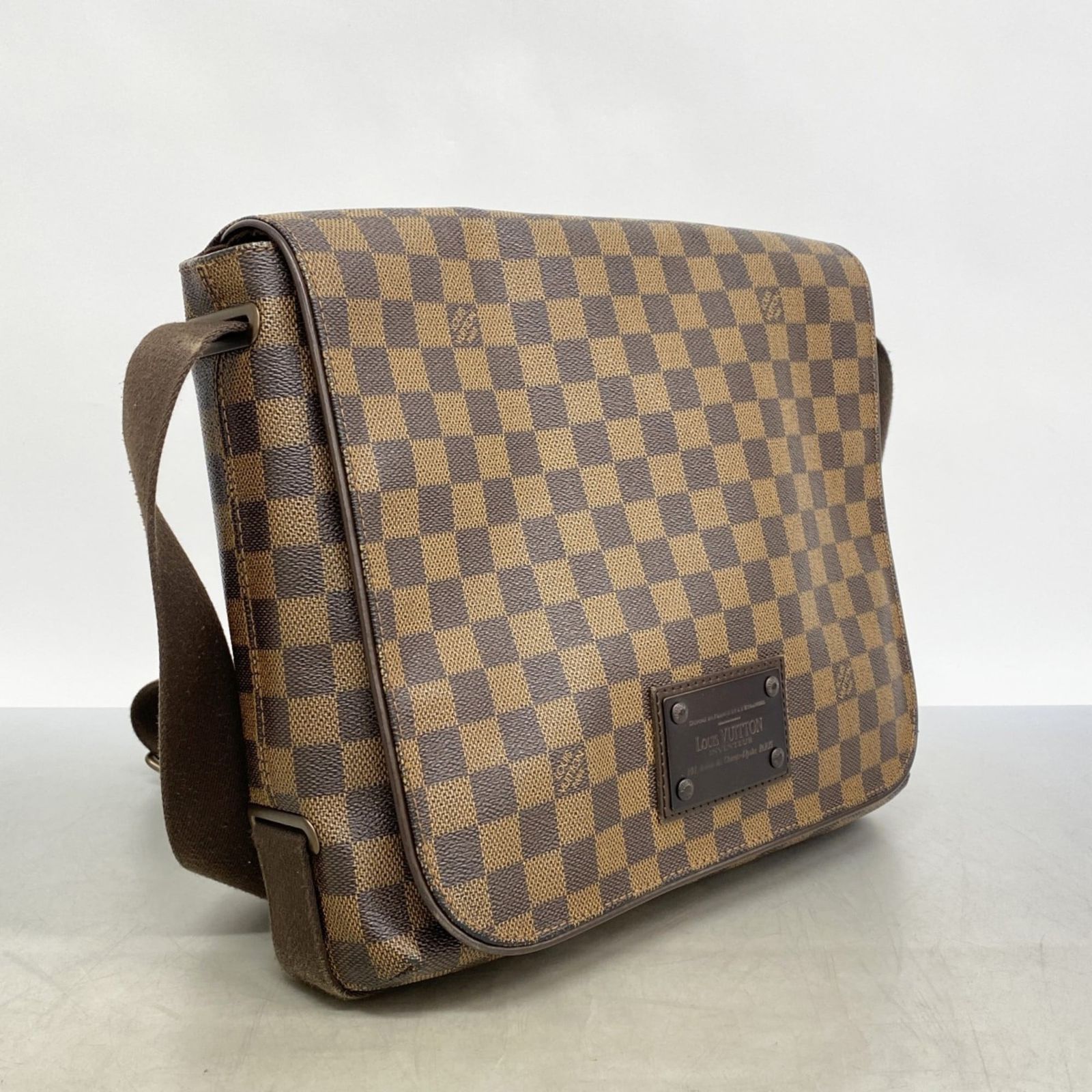 ルイヴィトン ダミエエベヌ ブルックリンMM ショルダーバッグ N51211 LOUIS VUITTON】ルイヴィトン『ダミエ ブルックリンMM』N51211 メンズ