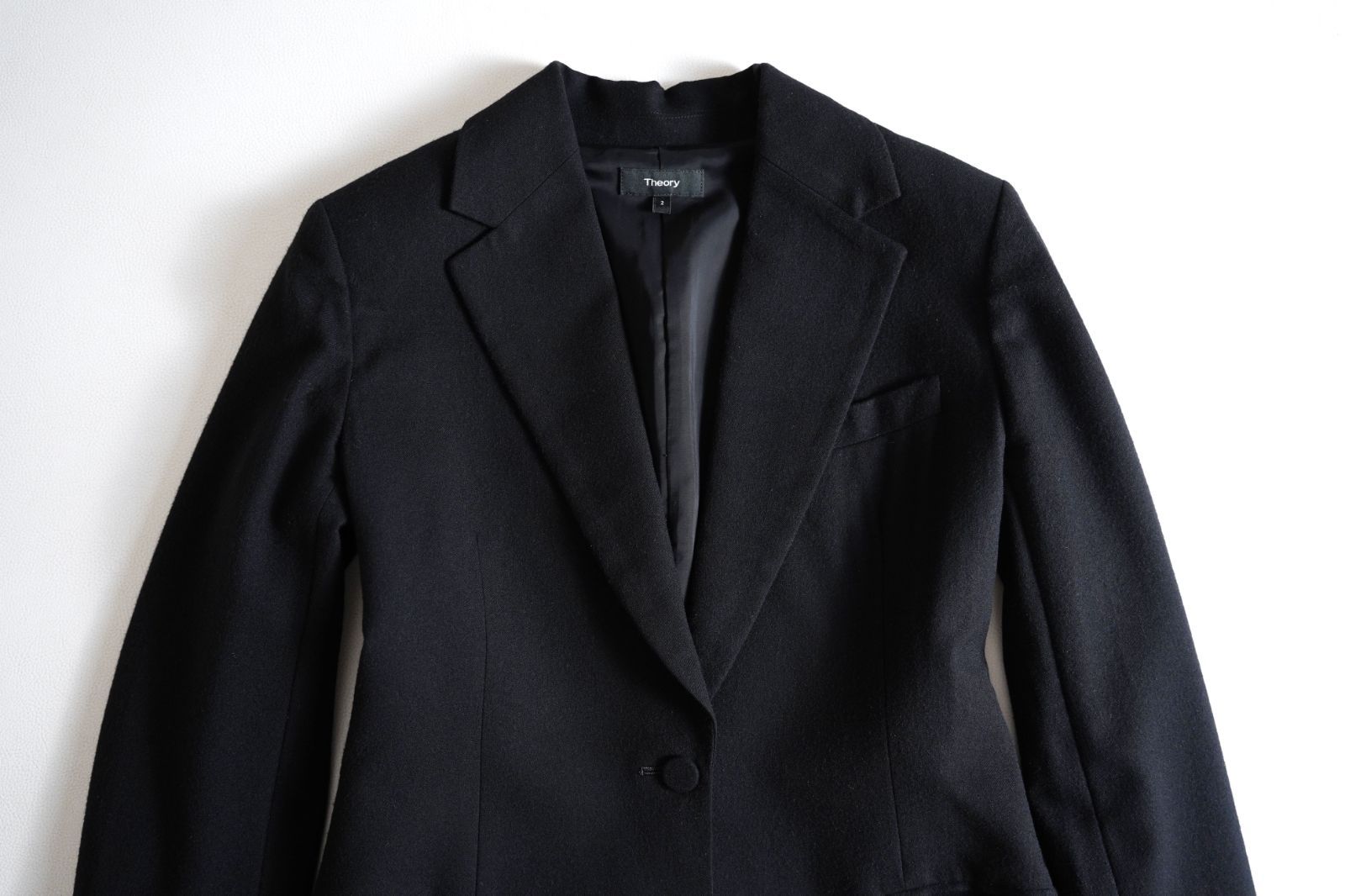 109t*美品 Theory セオリー ウール混 テーラードジャケット 2 M