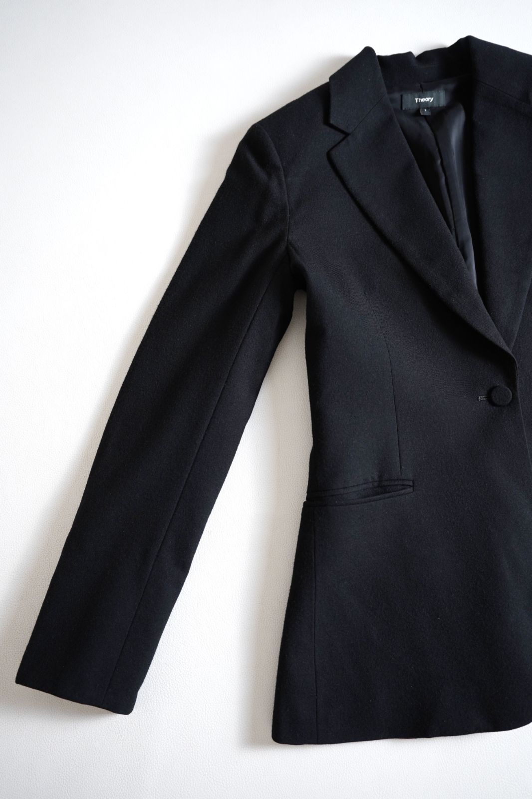 109t*美品 Theory セオリー ウール混 テーラードジャケット 2 M