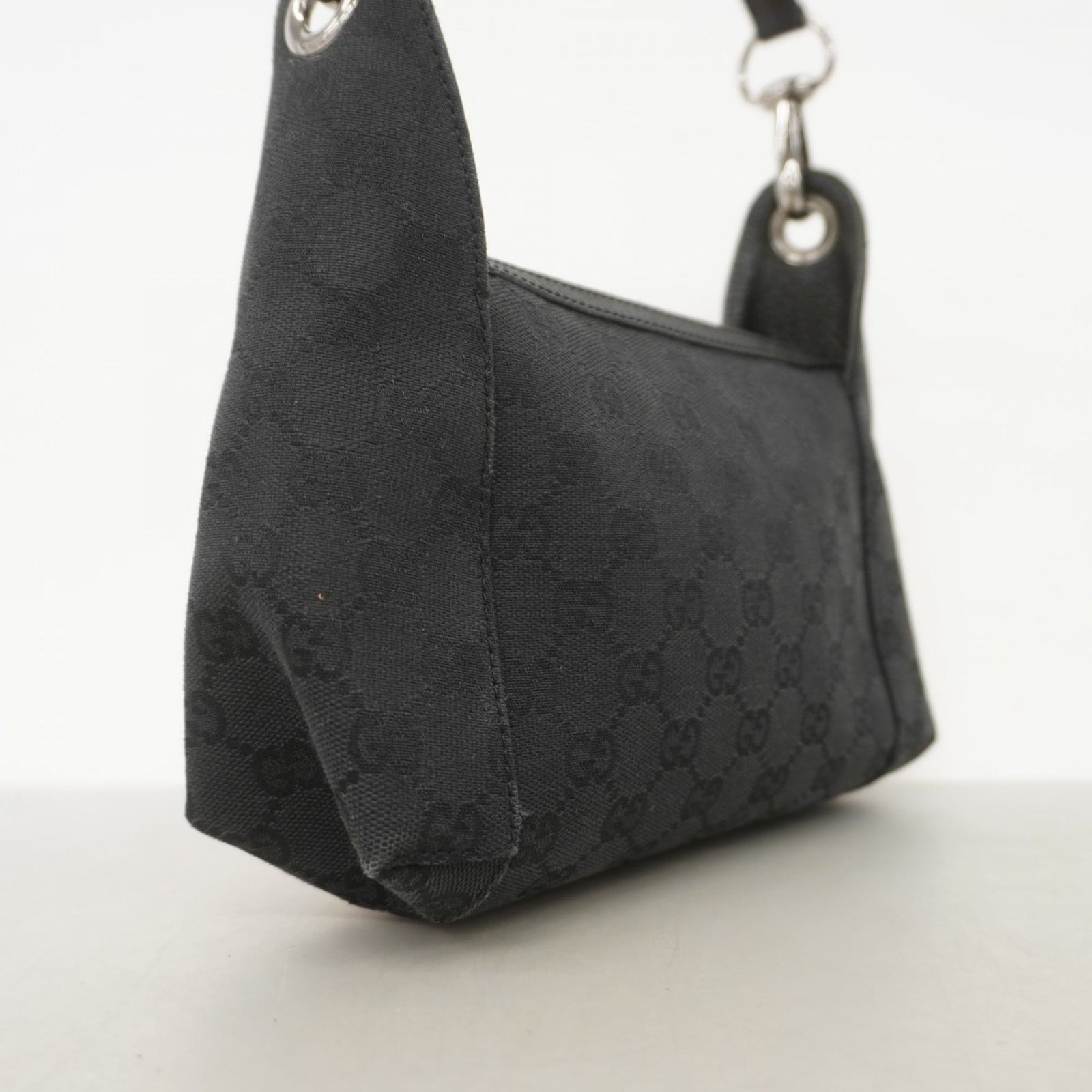 GUCCI グッチ GGキャンバス ハンドバッグ ブラック レディース ブランド GUCCI（グッチ） バッグ レディース ブランド トートバッグ