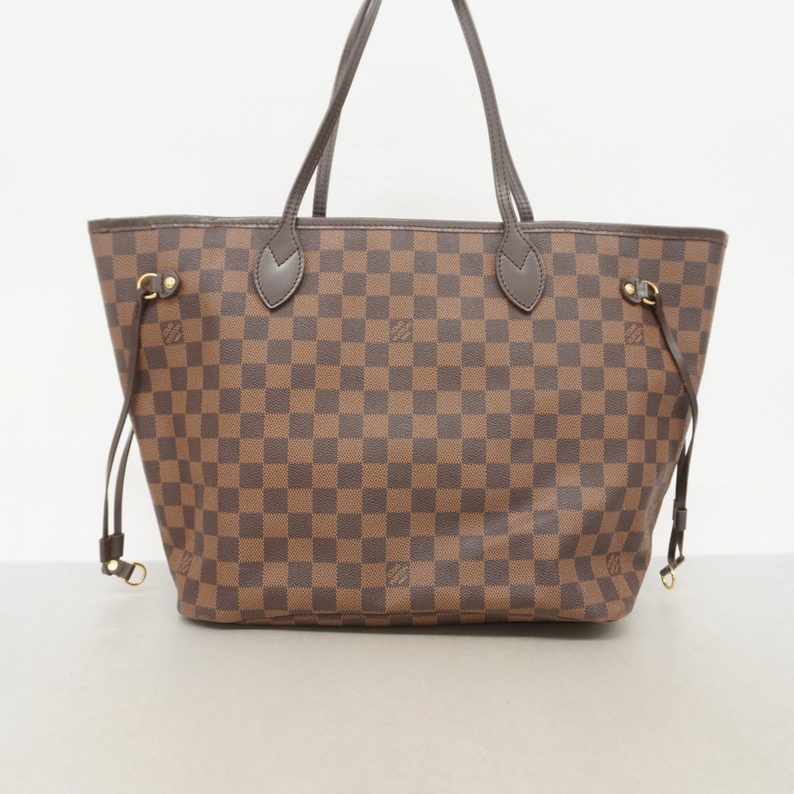 【美品】 ルイ ヴィトン ネヴァーフル MM ダミエ エベヌ トートN51105 ルイ・ヴィトン(Louis Vuitton) ルイ・ヴィトン トートバッグ ダミエ
