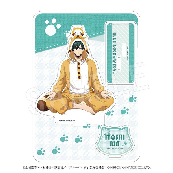 【新品/公式】ブルーロック×ラスカル_BIGアクリルスタンド 糸師凛 公式グッズ colleize