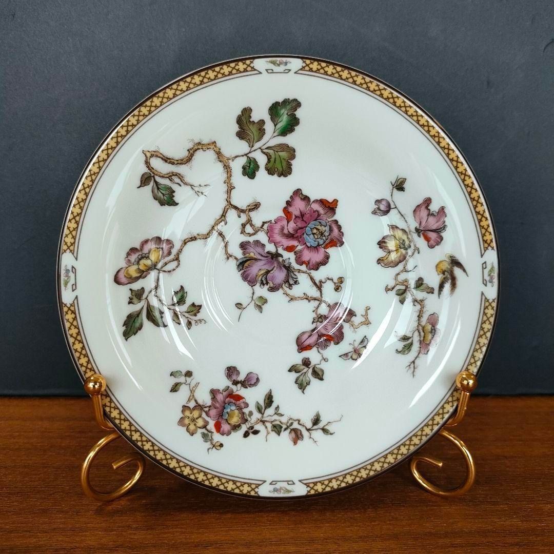 美品☆ウェッジウッド スワロー カップ＆ソーサー シノズワリ 黒壺