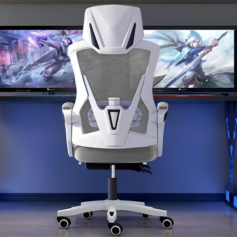  高耐荷重150kg エルゴノミック オフィスチェア リモートワーク デスクチェア 約135リクライニング 疲れにくい メッシュ パソコンチェア ワークチェア OAチェア グレー ロッキング機能 オフィスチェア ワークチェア 椅子 チェア