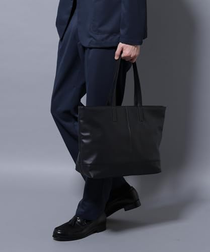 ナノ ユニバース WEB |シンセティックレザー トートバック 大容量 ビジネストートバッグ レザートートバッグ メンズ 通勤 672-5232201 6 c 8 0 f 84