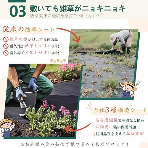 除草シート 不織布