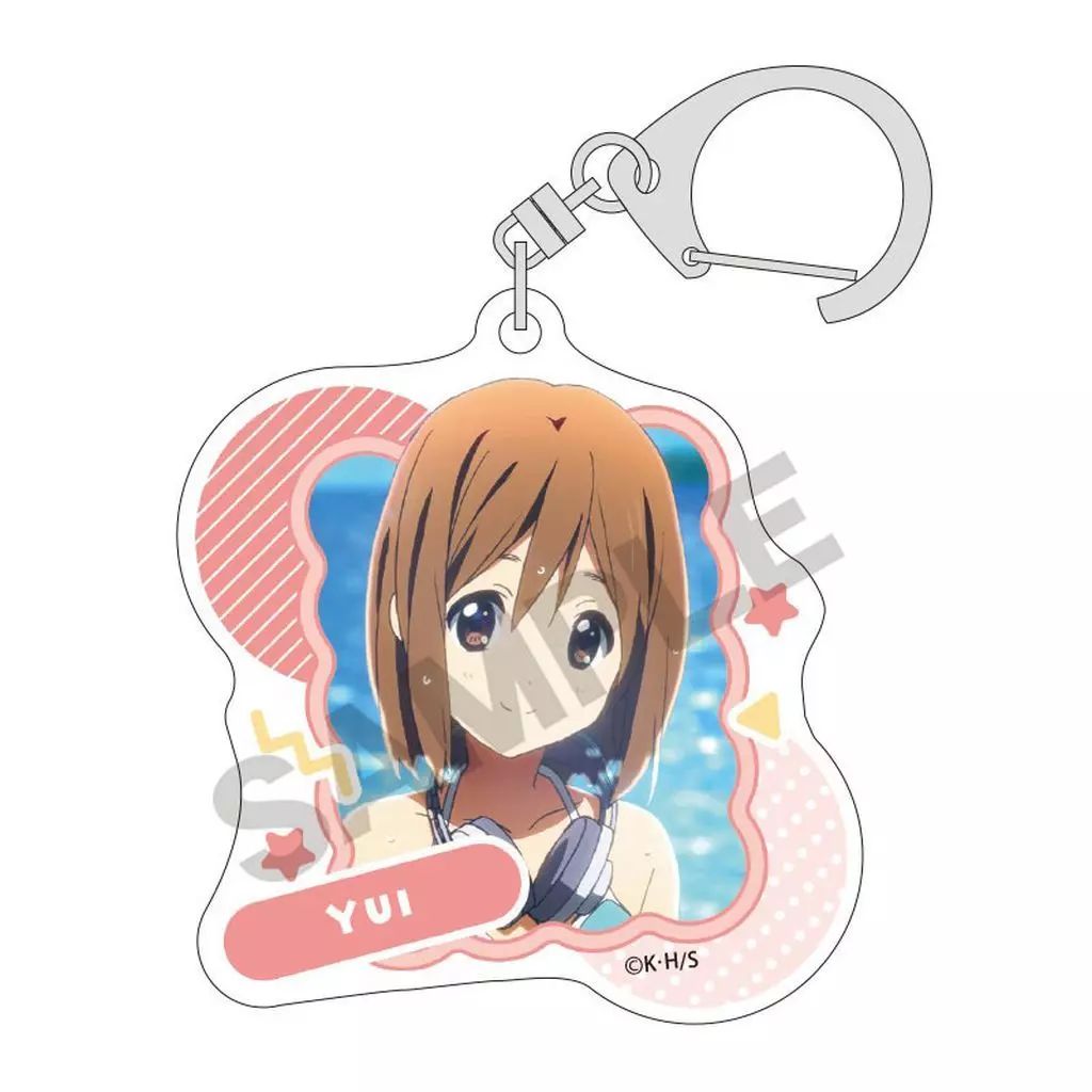 けいおん! グラフアート　アクリルキーホルダー　平沢唯 けいおん! グラフアート アクリルキーホルダー 平沢唯 キャラクターグッズ