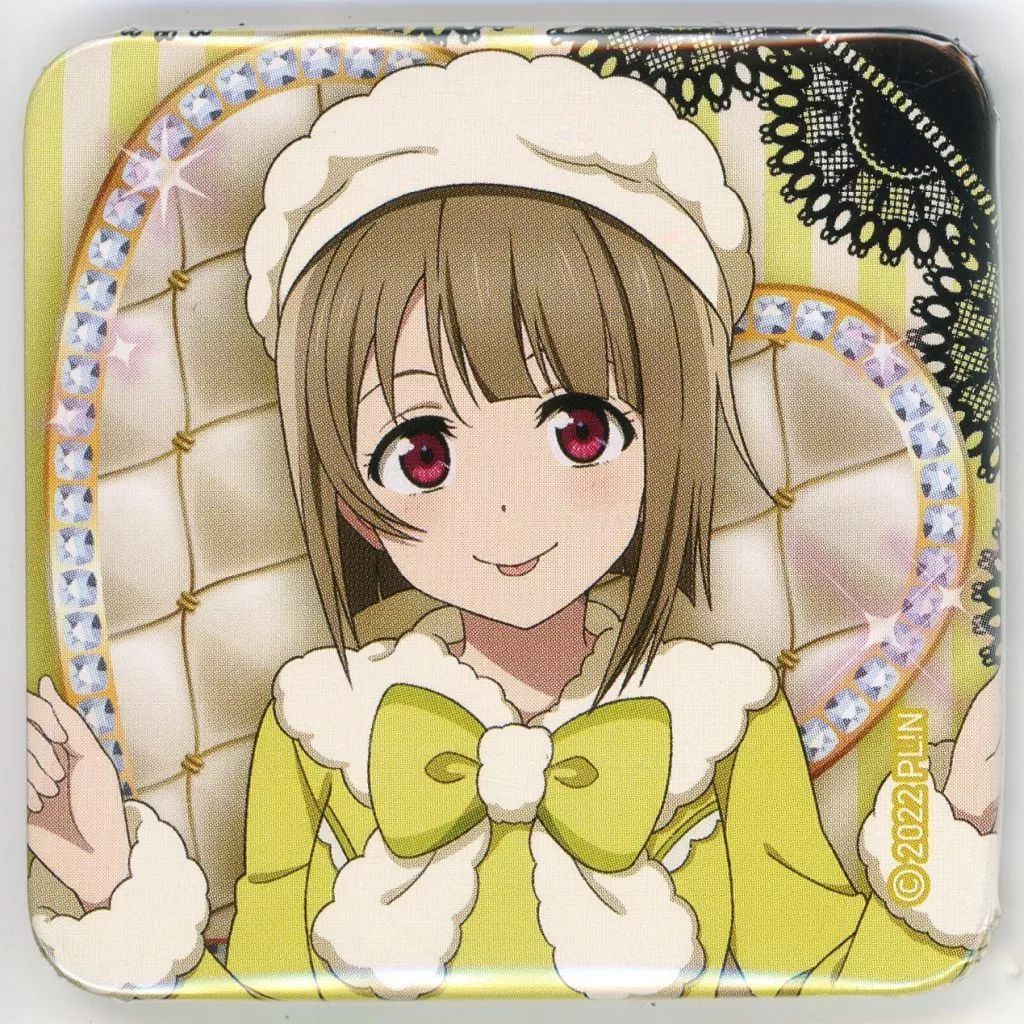 中古】バッジ・ピンズ 中須かすみ スクエア缶バッジ 「セガラッキー