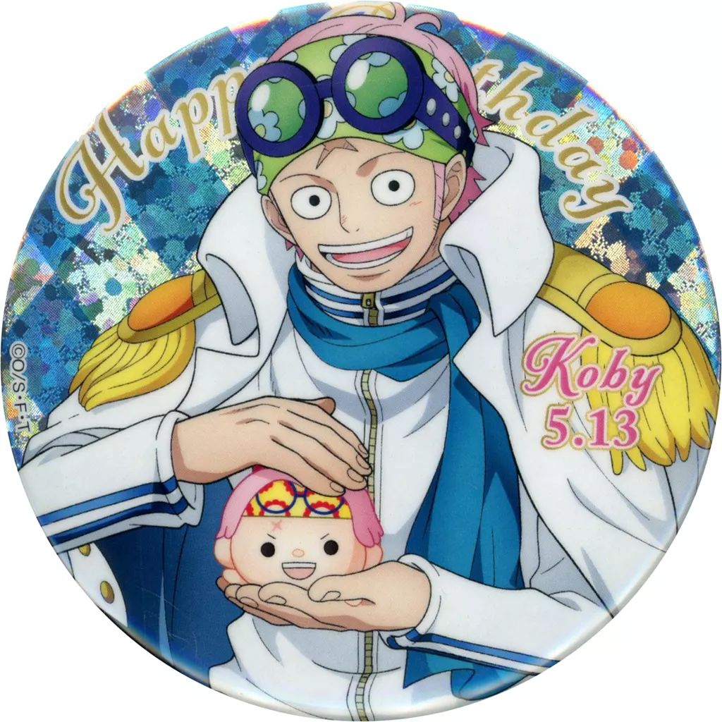 中古】バッジ・ビンズ コビー バースデーホログラム缶バッジ(2024