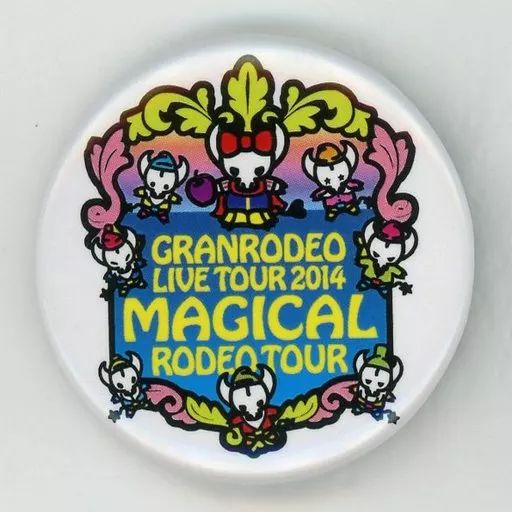 中古】バッジ・ピンズ(男性) GRANRODEO(ロジャー＆ジーナ/背景