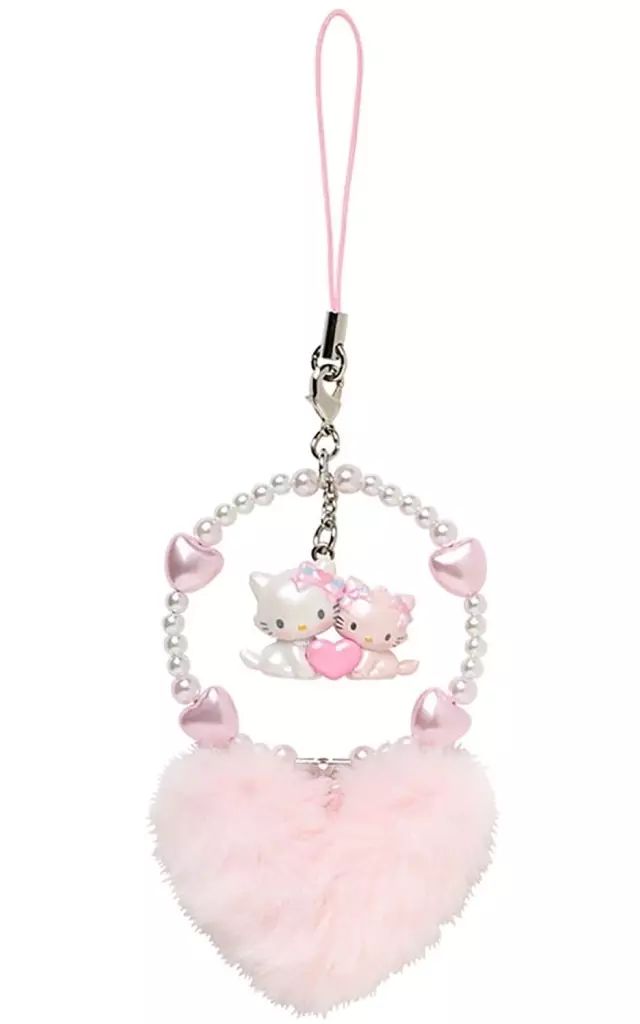 中古】ストラップ チャーミーキティ ストラップ HSハート 「サンリオ