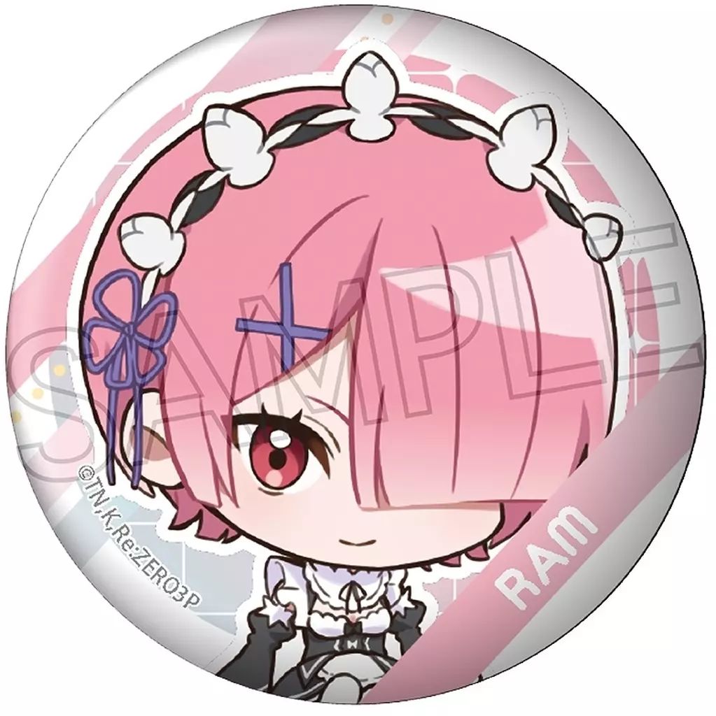 中古】バッジ・ビンズ ラム 「Re：ゼロから始める異世界生活 とじコレ