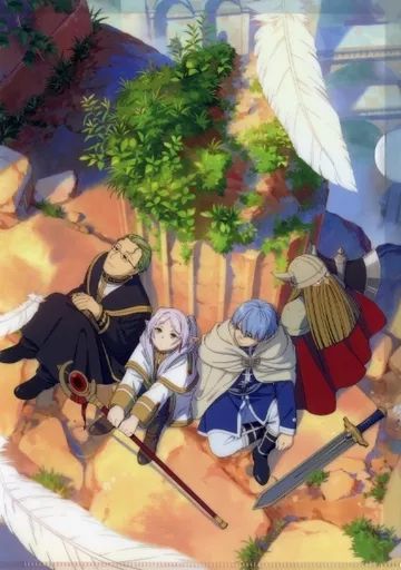 中古】クリアファイル 勇者一行Ver. A4クリアファイル 「葬送の