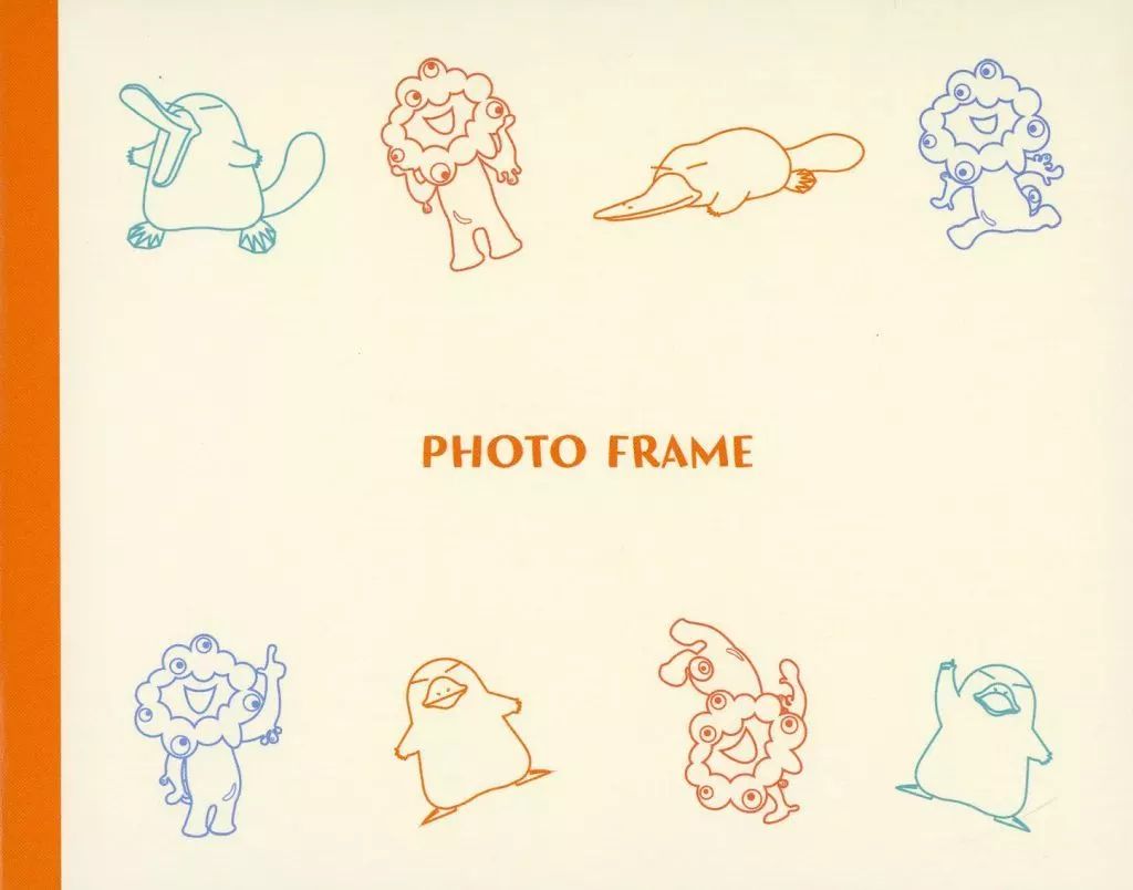 中古】フォトフレーム・アルバム ミャクミャク＆カモノハシのイコ