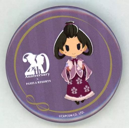中古】バッジ・ピンズ 御琴羽寿沙都 「逆転裁判シリーズ×パセラ