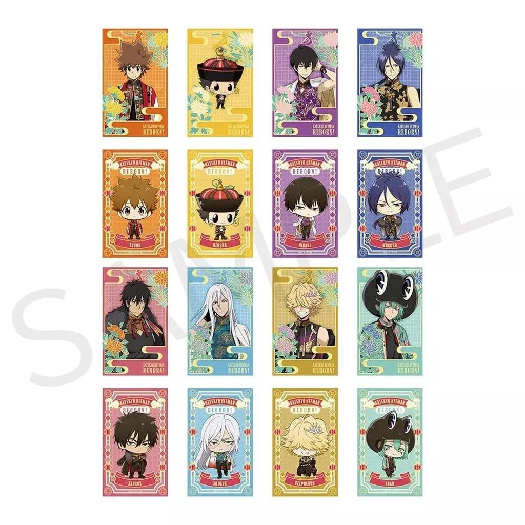 中古】キャラカード 全16種セット 「家庭教師ヒットマンREBORN! ミニ
