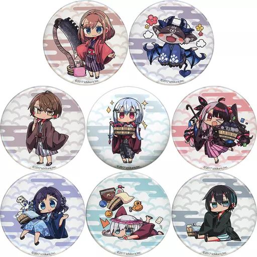 中古】バッジ・ピンズ 全8種セット 缶バッジ 「DMMスクラッチ