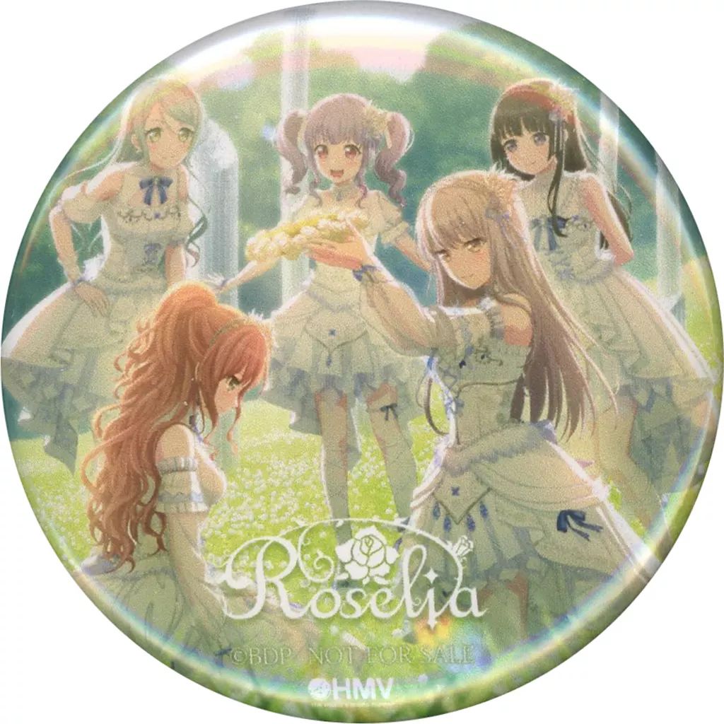中古】バッジ・ピンズ Roselia 缶バッジ 「CD BanG Dream! ガールズ