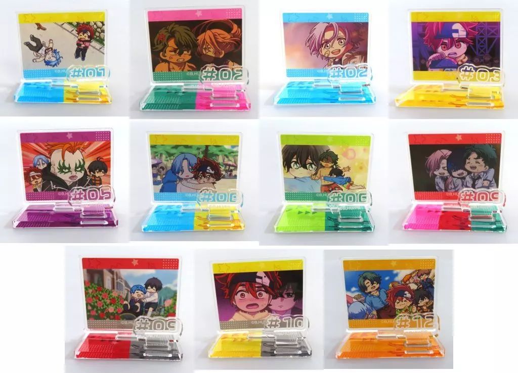 アクリルスタンド アクリルパネル 全11種セット SK∞ エスケーエイト トレーディング ゆるコマ パーツ付きアクリルスタンド