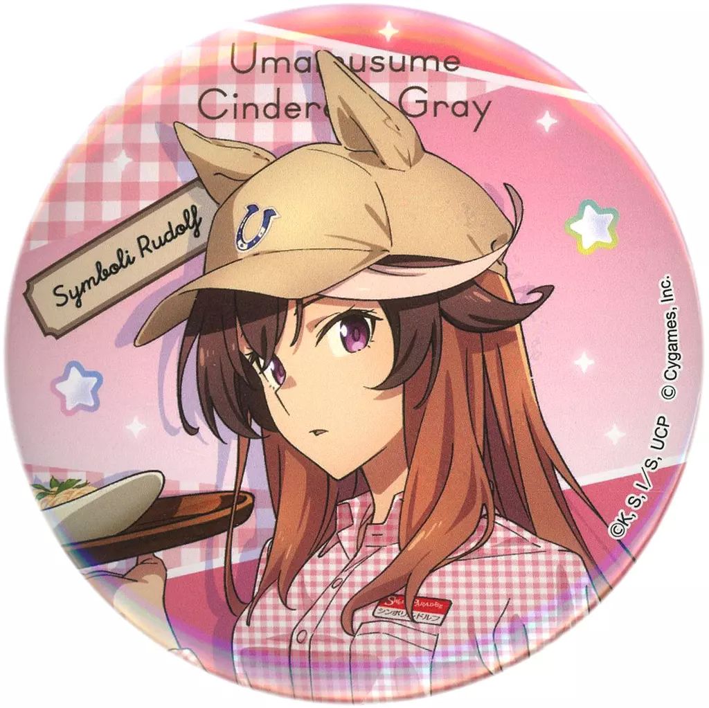 ウマ娘　シンボリルドルフ　75mm缶バッジ　スイパラ　匿名配送 中古】バッジ・ピンズ シンボリルドルフ 75mm缶バッジ 「ウマ娘