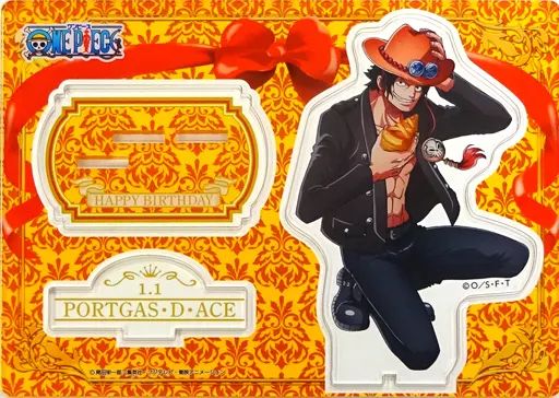 アクリルスタンド アクリルパネル ポートガス D エース バースデーアクリルスタンド ワンピース 麦わらストア