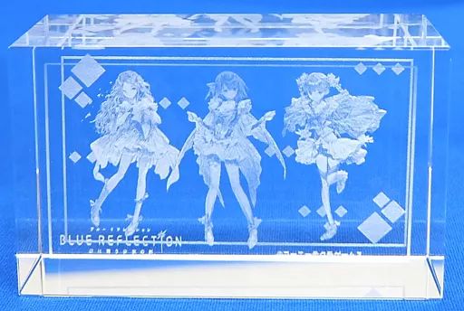 雑貨 集合 クリスタルペーパーウエイト BLUE REFLECTION 幻に舞う少女の剣 ガストショップ