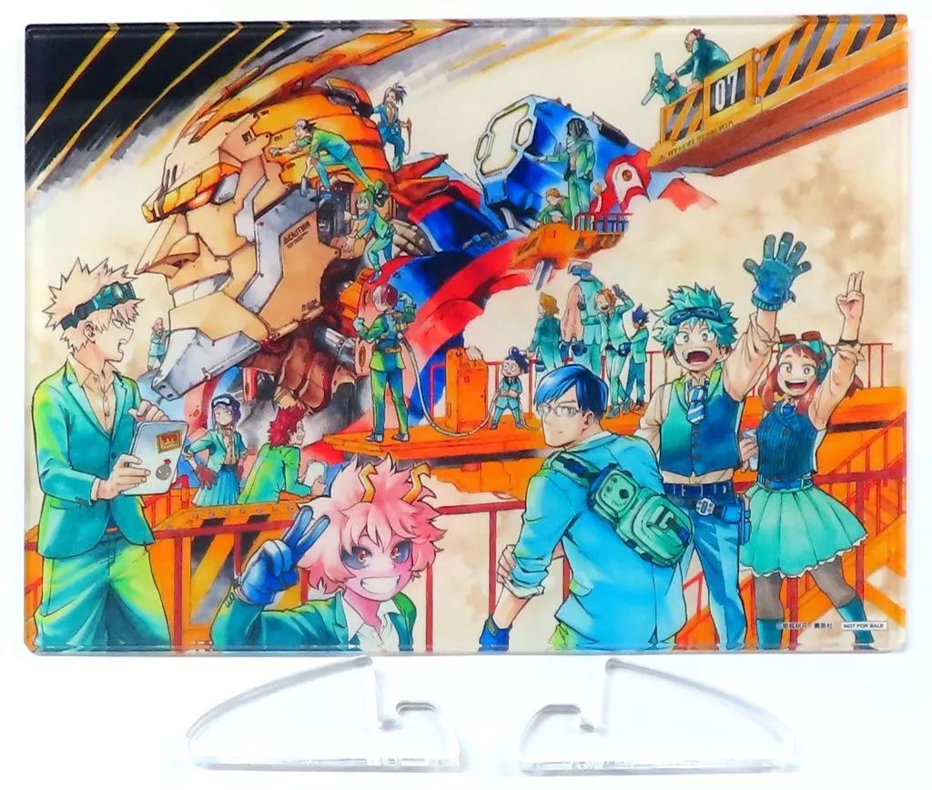 アクリルスタンド アクリルパネル 7周年記念イラスト アクリルアート 僕のヒーローアカデミア ゼブラック 第33巻 者当選品